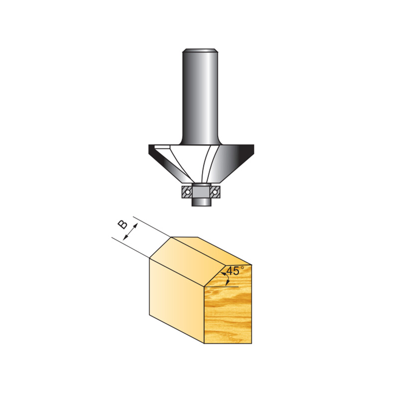 45 Degree Chamfer Round Bit