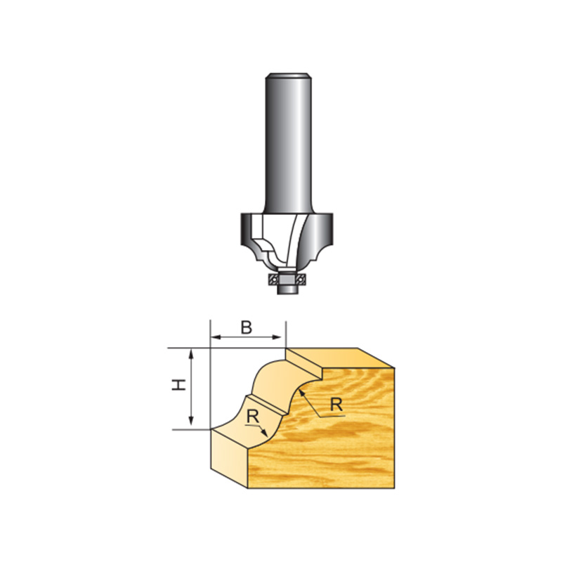 Double Roman Ogee Router Bit