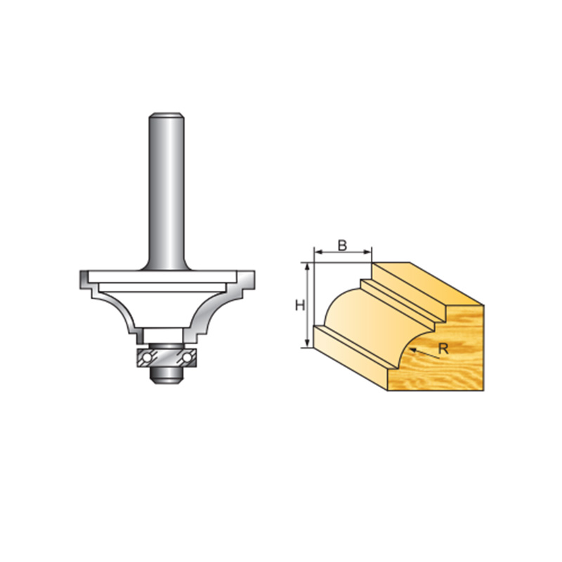 Step Beading Router Bit