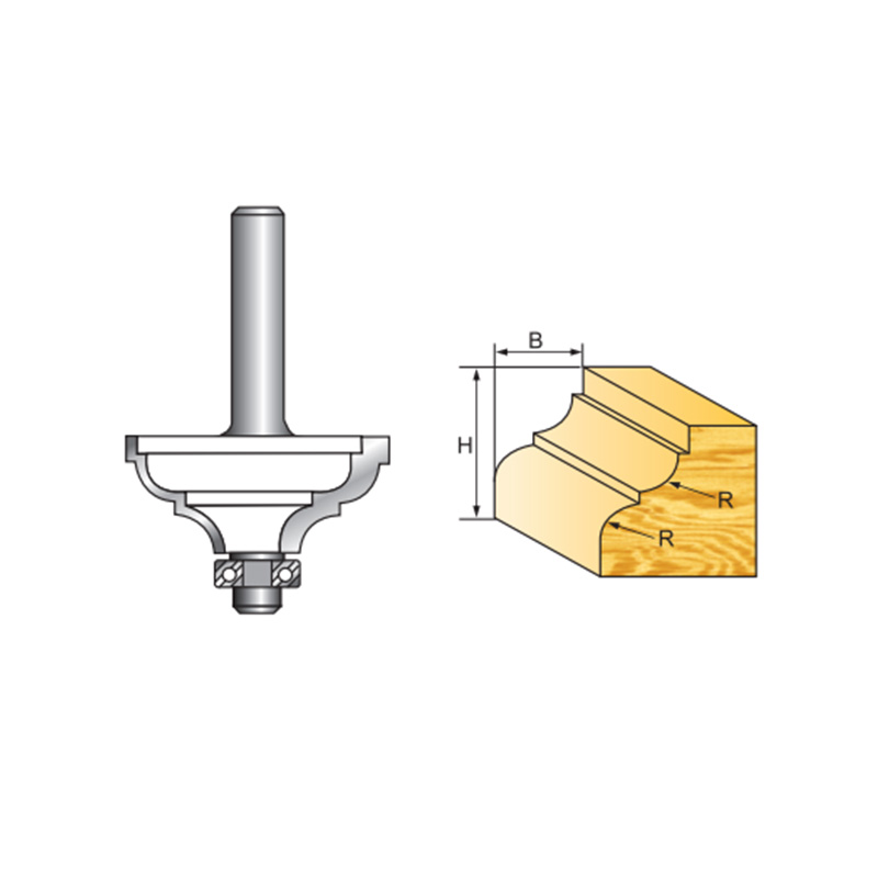 Carpenter's Minzai Rounded Edge Bit