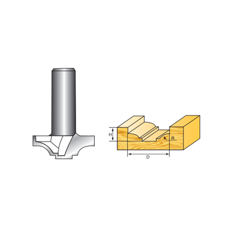 Staircase Curve Blade Router Bit