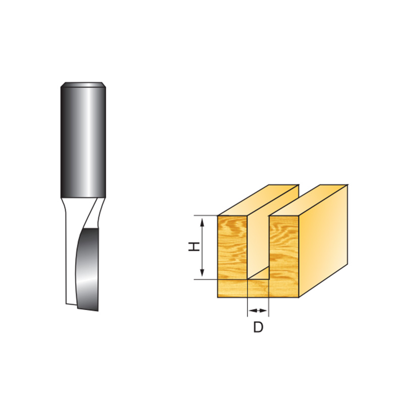 Single Straight Router Bit