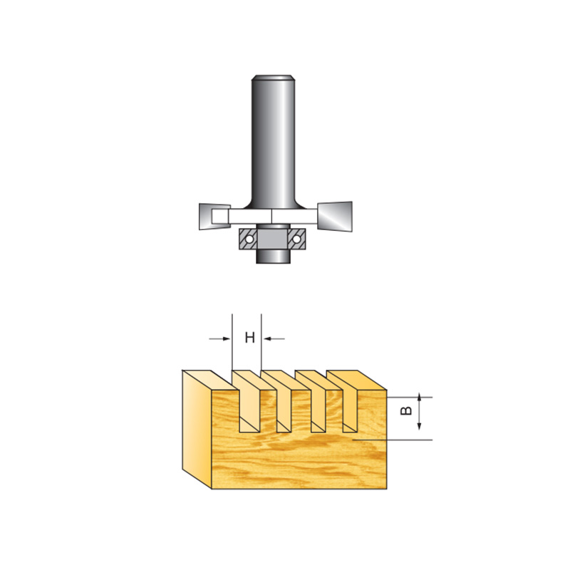 T Type Round Bit With Bearing