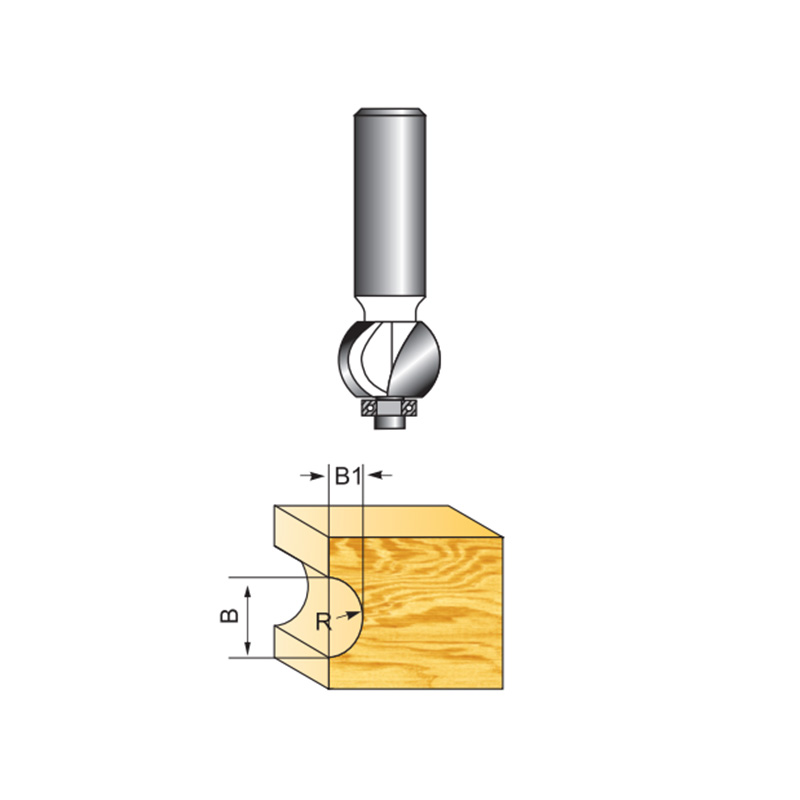 Arch Type Router Bit