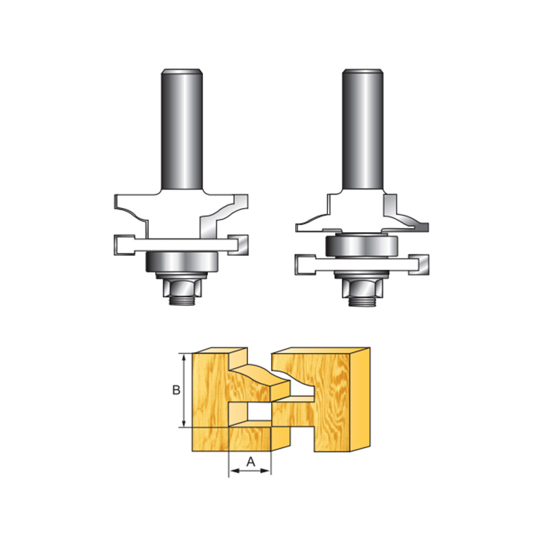 Rail Stile Sets-Roman Ogee Router Bit